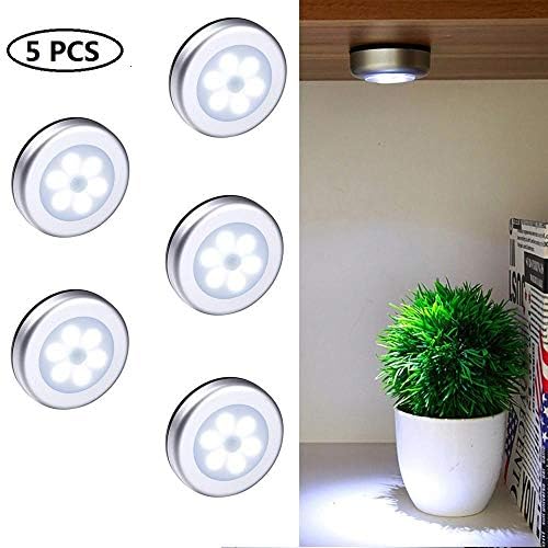 KOBWA Touch Night Light, LED Night Light Cordless Touch Light Stick Tap Touch Lamp Self-sticking Batteries Not Included for Hallway, Bathroom, Bedroom, Kitchen, etc.