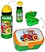 Produktbild alles-meine.de GmbH 2 TLG. Set _ Lunchbox / Brotdose & Trinkflasche -  Traktor & Bauernhof  - incl. Name - mit extra Einsatz / herausnehmbaren Fach - Brotbüchse Küche Essen - f..