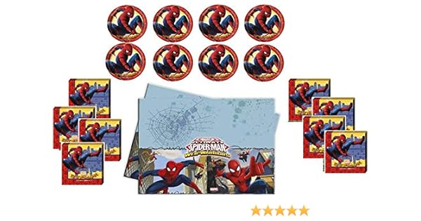 Loisirs Creatifs Decorations Et Accessoires De Fete Pour Enfants Spiderman Anniversaire De 52 Pieces Kit De Decoration Pour Lanniversaire Jeunes Et Enfant Spiderman De Devise De Fete Pour 8 Enfants Napravi Rs
