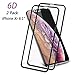 Price comparison product image Femkeva iPhone Xr Screen Protector, [2 Pack] 6D Full Coverage Anti-Bubble Ultra HD 9H Hardness Scratch-Resistant Tempered Glass Screen Protector Compatible for iPhone Xr