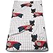 Produktbild hat pillow Scottie Dog with Bagpipes Bath Towels for Bathroom-Hotel-Spa-Kitchen-Set - Circlet Egyptian Cotton - Highly Absorbent Hotel Quality Towels