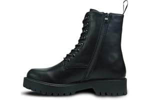 Cultz Essential 8 Eyelet Stiefeletten mit Reißverschluss Combat Boots Damen Stiefel