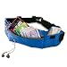 Produktbild Laufgurt »RunHero« Stilvolle Gürteltasche / Bauchtasche / Lauftasche für Laufen, Wandern, Klettern,Fahrradfahren,Fitness, Reiten usw. - 4x Farben / Handys bis ca. 5,5Zoll / elastisch wasserdicht & festsitzend ! Inkl. Separaten Ausgang für die Kopfhörer : blau