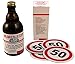 Produktbild quacksalberei Witzige Bierflasche + Bierdeckel zum 50. Geburtstag