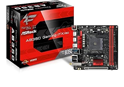 ASRock ab350 Gaming Mini-ITX/AC AMD AM4 ITX - AMD Socket (ryzen) AM4, ab350 Gaming Mini-ITX/AC