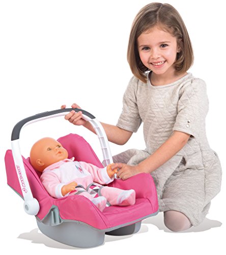 Preisvergleich Produktbild Smoby 7600240224 - Puppen-Autositz Maxi-Cosi, rosa / grau