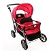 The New York Doll Collection Double Tandem Stroller Buggy