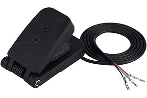 ‎ARAMOX Bremse Pedal, schwarzer Kunststoff ATV Fußpedal Gaspedal Geschwindigkeitsregelung Bremspedal