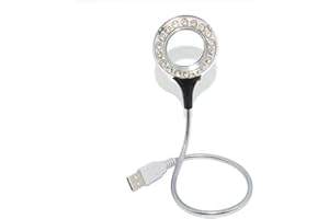 Bolwins C55S Lampe USB LED pour ordinateur portable 18 x LED Lumière PC Ordinateur Ordinateur Ordinateur Portable Lampe LED Veilleuse avec interrupteur pour ordinateur/PC/interface USB