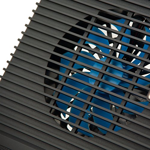 HFTEK-201118 Laptop Cooling Pad Büro Kühler Lüfter für Notebook schwarz, CoolerPad 13 14 15 17 Zoll mit USB HUB - 3