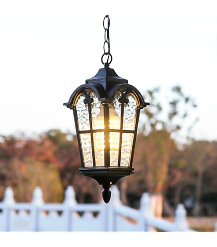 Mengjay Trade Antieke Pijler Buitenlamp, Waterdichte Tuin