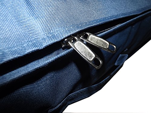Neusu Strapazierfähige Unterbettkommode Im Schlanken Design – 70 Liter Fassungsvermögen (Mittlere Größe 105 cm x 45 cm x 15 cm) – Belastbares 600D-Polyestermaterial Mit 4 Tragegriffen – Zusammenfaltbar – Blau - 6