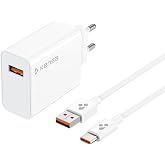 MODDESTORE 67W Type-C Hızlı Şarj Kablosu S&uuml;per Turbo Hızlı USB-C Şarj Seti 100 cm Kablo QC-50