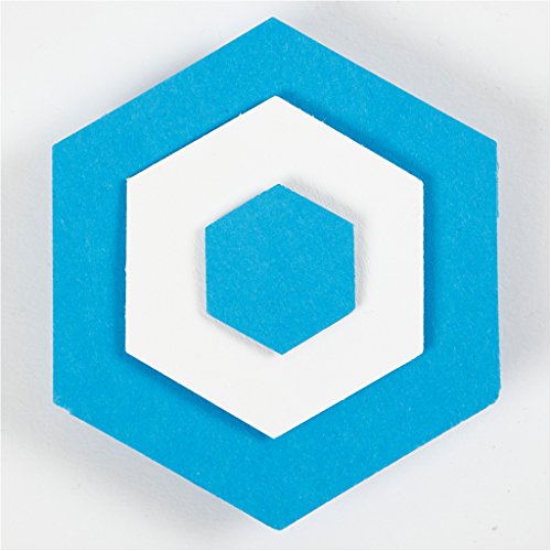 Stanzer-Set, Größe 25+49+75 mm, Hexagon, 3 sort. - 4
