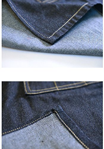 Eazeehome Werkzeugschürzen Denim-Gewebe Gartenwerkzeug Schürze Gartenschürze Arbeitsschürze Kochschürze Multifunktions - 3