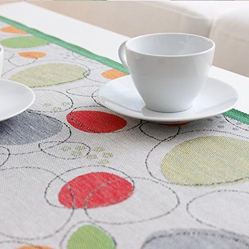 Table runner European minimalist [printing] Kitchen Flax Party-A 35x120cm(14x47inch)