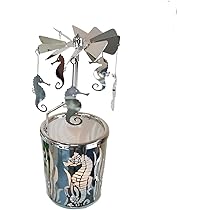 Chandelier Rotatif Kingnero En Forme De Chouette - Porte-Bougie Tournant Métal Pour Décoration Intérieur