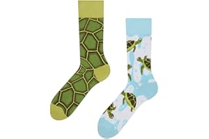 Dedoles Socken Unisex Damen Herren & Kinder Baumwolle viele lustige Designs Fussball Fahrrad Pferde Pflanzen Feuerwehr Geschenk links rechts verschieden