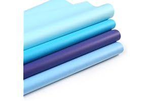 HELACUEIL 120 fogli di carta velina sfusa 50x35cm, di carta velina da regalo per matrimoni feste di compleanno artigianato Natale (serie Bule)