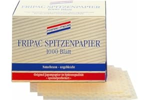 ‎FRIPAC-MEDIS Fripac-Medis Professional Spitzenpapier Blattgröße 75 x 55 mm naturbraun ungebleicht, 1000 Blatt