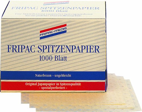 Fripac-Medis Tip Papers 7.5 x 5.5 cm, Brown - Pack of 1000 Sheets