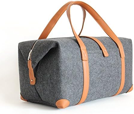 Lucky Sign Travel Duffles Weekend Travel Bags Unisex Sports Bag Dark Grey 35 Liters