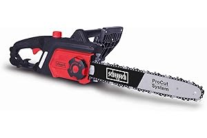 Scheppach Elektro Kettensäge CSE2200 | 2200W Leistung | Schwertlänge 37cm| autom. Kettenschmierung | Handschutzbügel mit integrierter Kettenbremse | SchnittstärkeØ 42cm | mit Kettenschutz & SDS-System