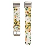 Modaworld Armband für Fitbit Charge 2 Uhrenarmband,Atmungsaktive Lederarmband Ersatband für Fitbit Charge