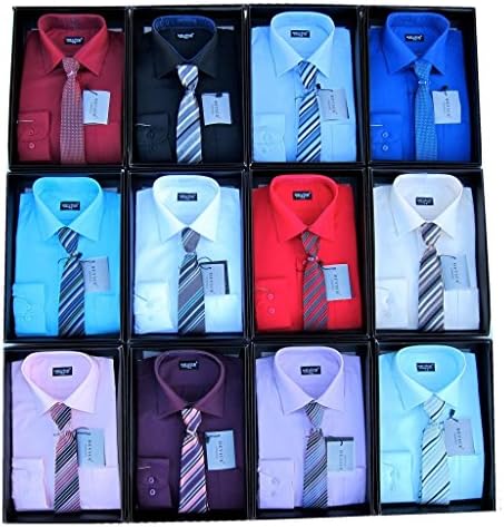 Shirt And Tie Set Boys Formal/Smart Shirt Long Sleeved By Device Ages 1Y-15Years