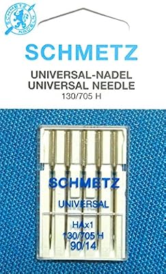 SCHMETZ 5 Aiguilles Schmetz universel Lot HAx1 (Piston Plat) 130/705 H Épaisseur 90/14