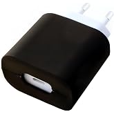 SPELT Iphone 18W 20W Şarj Aleti Başlığı Adapt&ouml;r&uuml; Koruma Koruyucu Kılıf Minimalist Sade Siyah