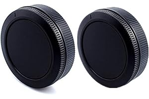 BEIZMEI 2 x Lens posterior Cap+2 piezas Tapón Cuerpo para Canon EOS R5/ R6/R/EF RP More para Canon RF Mount Lens(2 juegos)