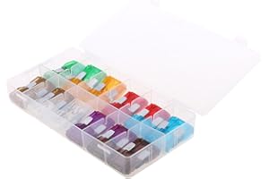 PRASKU Conjunto de Surtido de Fusibles de Automóvil Grande de 24 Piezas Maxi Automotive