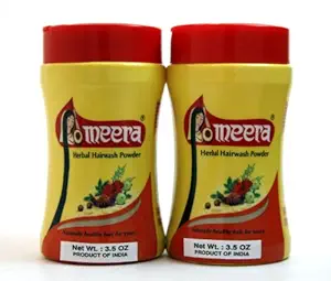 Meera Herbal Hairwash Powder (3.5 Oz) 2-Pack (2-Pack)