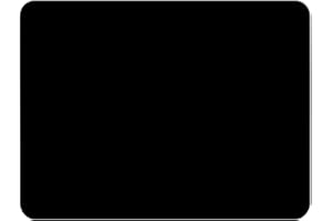 Silent Monsters Alfombrilla ratón ordenador tamaño S (240 x 200 mm) Mouse pad pequeña, diseño Negro, adecuado para ratón de oficina y para gaming