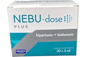 HERBAGARTEN NEBU Dose PLUS, 30 x 5ml, hypertonische Kochsalzlösung 3% mit Hyaluronsäure zum Inhalieren, schleimlösend, für Lungen, Bronchien, schleim lösen, hyaluron, isotonische