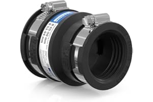 Crassus Adapterkupplung CAC 0633, EPDM / V2A, 1 Stück, 53-63 mm auf 40-50 mm, CRA12047