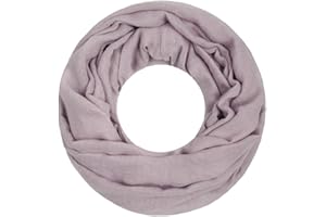 Majea Loop Cary Basic Schal Tuch Damen-schal Schlauchschal Rundschal Halstücher uni unifarben Loopschal einfarbig (880005)