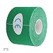 Produktbild Jinxuny Sport Kinesiologie Tape Uncut Roll Wasserdichte Physio Muscle Strain Injury Unterstützung Streifen KT Band Sport 5/2,5 cm * 5 mt (Color : Green, Size : 2.5cm*5m)