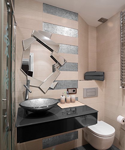 SPIEGEL WANDSPIEGEL /BADSPIEGEL MODERN DESIGN DEKOSPIEGEL 90X70 cm - 2