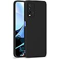 Pikkme Mi Redmi 9 Power Back Cover Soft Matte Liquid Silicone TPU | Camera Protection | Shockproof Slim Back Case for Mi Redmi 9 Power (Black)