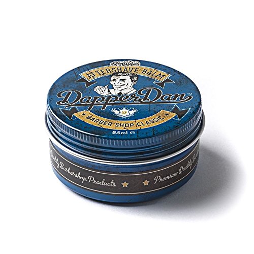 Classic Barbershop Aftershave Balm By Dapper Dan, Soothes And Moisturises, Eucalyptus & Menthol Fragrance 85ml