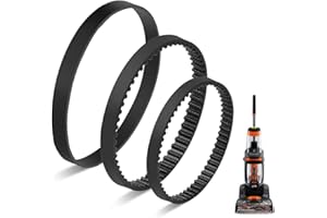 JEDELEOS Ersatz-Gürtel-Set für Bissell ProHeat 2X Revolution Haustier-Teppichreiniger, passend für Modelle 1548, 1550, 1551, 15483, vergleichbar mit Teilen #1606419 & 1606418 & 1606428