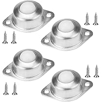 8 Rotelle A Sfera In Nylon 16mm CPROSP - Ruote 360° Per Mobili, Carrelli Ed Elettrodomestici - Foto 6