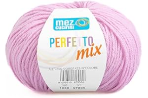 MEZ CURICINI Gomitolo Lana Perfetto Mix: Filati da 50g ad Alta Qualità e Varietà di Colori per Maglieria A Mano