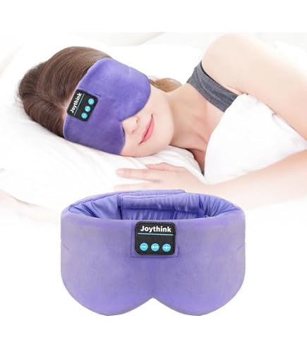 Masque De Sommeil Avec écouteurs Bluetooth - Confort 3D Pour Dormeurs Latéraux - Blackout Total, Autonomie 15h