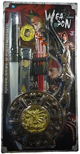 Ninja Set Kids Katana &amp; Bow Ninja Set Warrior Ninja Toy Set &amp; Halloween Accessory