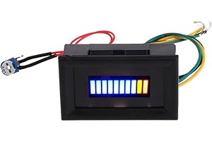 BIlinli Indicatore del Livello del Carburante del Carburante Indicatore del Livello dell'olio del Carburante per Auto a 12 V Universale