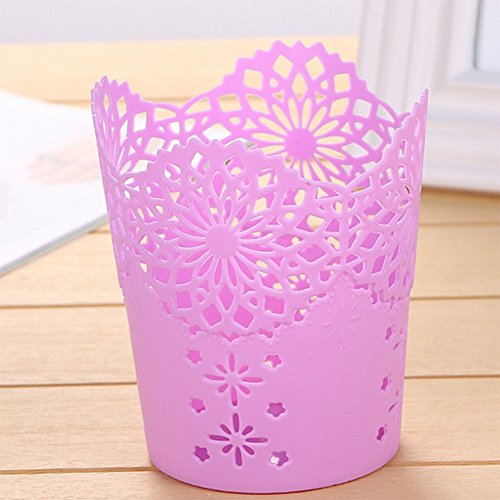 4  x wicemoon Hollow patr  n peque  o de escritorio soporte para bol  grafo  Creative decoraci  n lindo cesta papelera