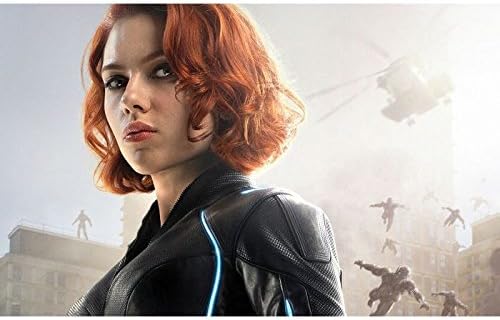 The Fabulous Black Widow Avenger! - Framed Canvas Picture - Size 30" x 20"